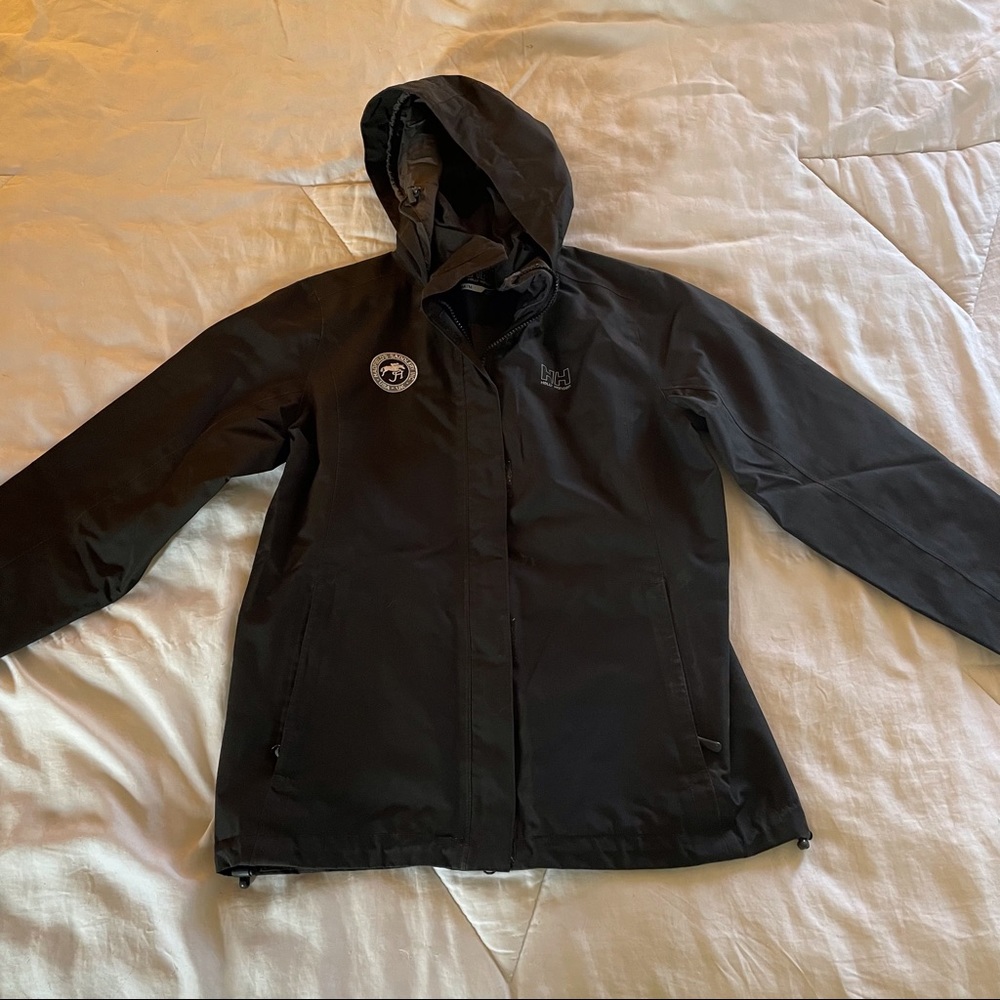 helly hansen black jacket